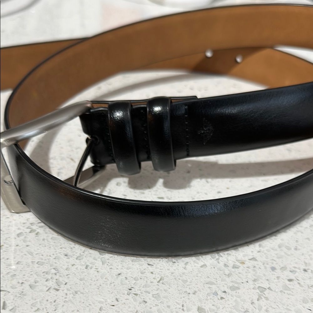 Men's Dockers Black Leather Belt